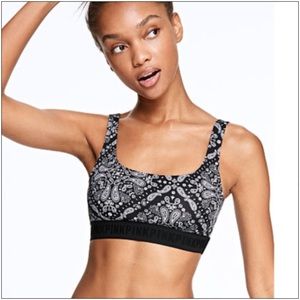 VS PINK ULTIMATE PAISLEY SPORTS BRA